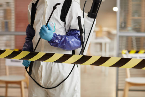Professional Blood Cleanup technician working in Franconia, NH